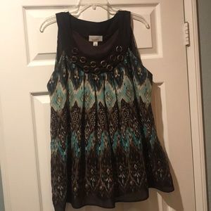 Sleeveless summer top